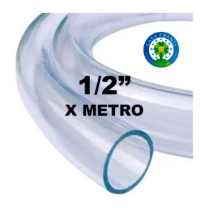 Manguera cristal 1/2" x metro