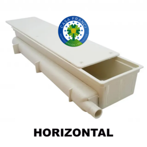 Caja de preinstalación blanca desagote horizontal