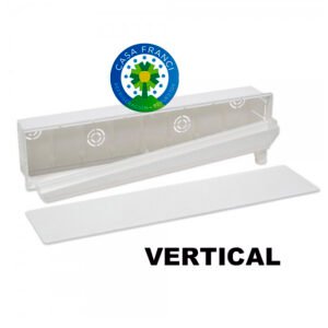 Caja de preinstalación blanca desagote vertical