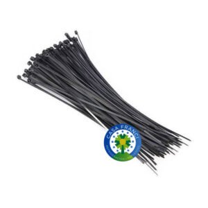 PRECINTO 25 CM NEGRO X 100 UNIDADES