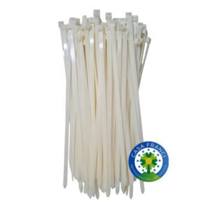 PRECINTO 25 CM BLANCO X 100 UNIDADES