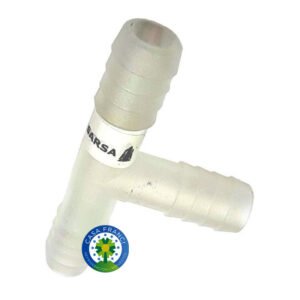 TEE DE PVC PARA MANGUERA CRISTAL