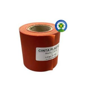 CINTA CON PEGAMENTO LADRILLO X 20 MTS